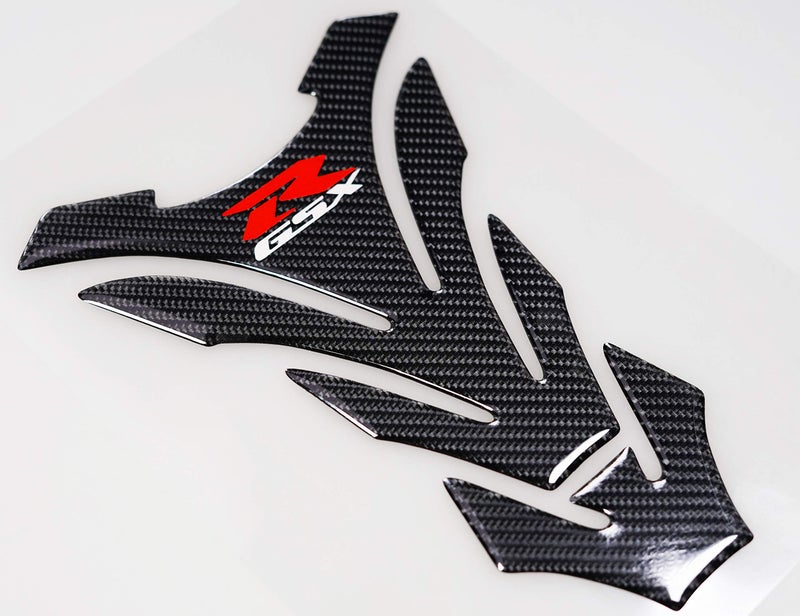 REVSOSTAR 3D Black Rubber Side, Tank Pad Protector, Anti Slip Sticker, Tank Side Traction Pad, 3D Gas Cap, Fuel Cap Decal,Tank Protector for GSXR 600 750 2011-2015 (Black) - Image 3